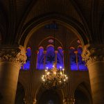 Notre Dame Paris innen Kronleuchter