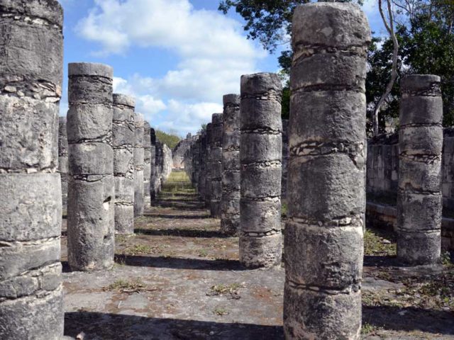 Chichen Itza-Säulen